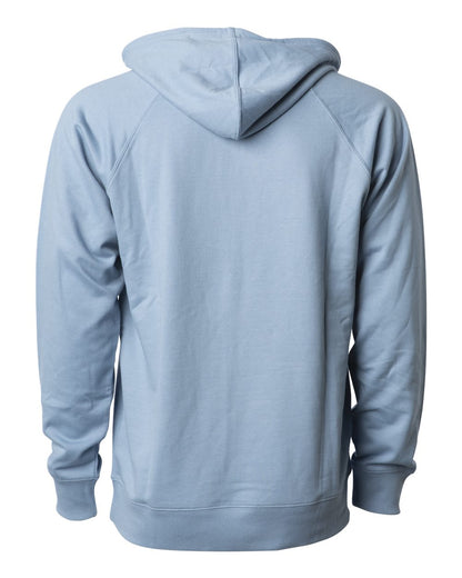 Independent Trading Co. Unisex Icon Lightweight Loopback Terry Hooded Sweatshirt SS1000 #color_Misty Blue