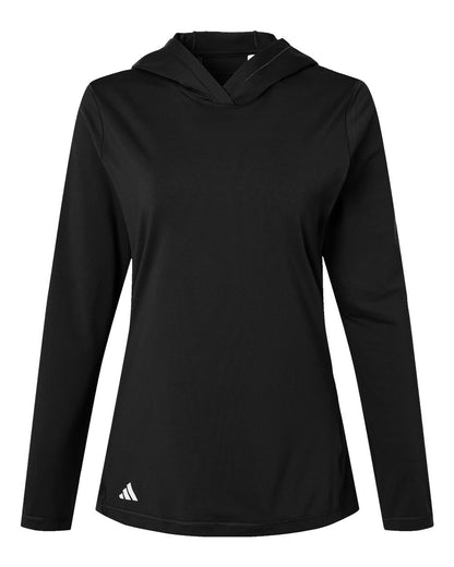 Adidas Women's Performance Hooded Pullover A1003 #color_Black