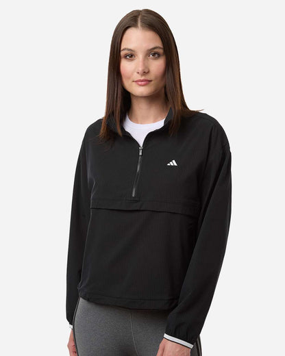 Adidas Women's Go-To Quarter-Zip Jacket A1012 #colormdl_Black