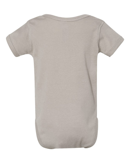 Rabbit Skins Infant Baby Rib Bodysuit 4400 #color_Titanium
