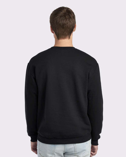 JERZEES Unisex NuBlend® Crewneck Sweatshirt 562MR #colormdl_Black