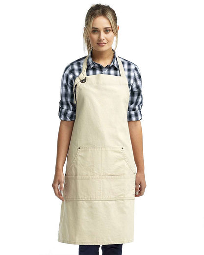 Artisan Collection by Reprime Calibre Heavy Cotton Canvas Pocket Apron RP137 #colormdl_Natural