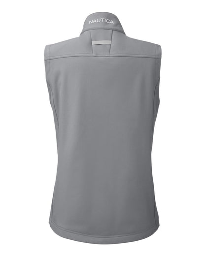 Nautica Women's Wavestorm Soft Shell Vest N17908 #color_Graphite
