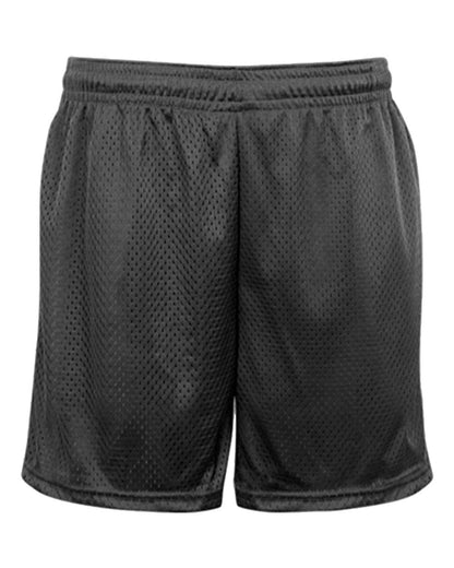 Badger Unisex Tricot Mesh 5" Shorts 7225 #color_Graphite