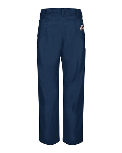 Bulwark Men's Odd Sizes Loose Fit Midweight Canvas Jean - EXCEL FR® ComforTouch® - 8.5 oz. PLJ6ODD #color_Navy - 30I