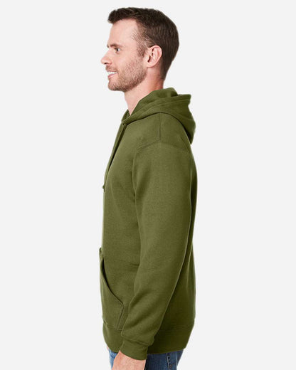 J. America Men's Tailgate Hooded Sweatshirt 8815 #colormdl_Olive