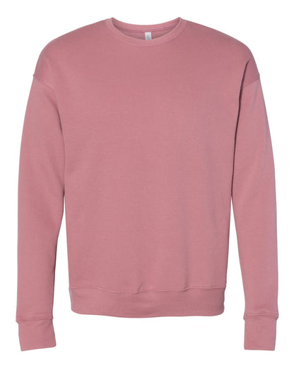 BELLA + CANVAS Unisex Sponge Fleece Drop Shoulder Crewneck Sweatshirt 3945 #color_Mauve