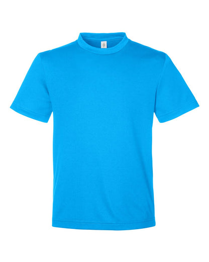 Team 365 Youth Zone Performance Mesh T-Shirt TT15Y #color_Electric Blue