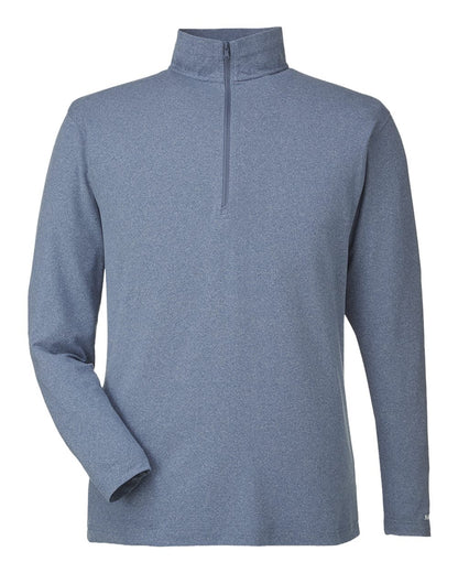 Nautica Men's Saltwater Quarter-Zip Pullover N17924 #color_Faded Navy