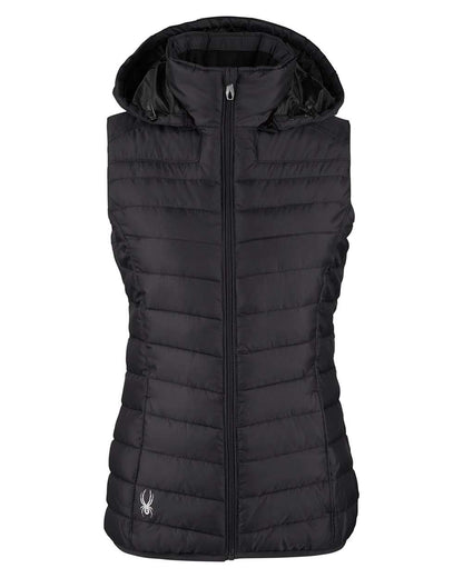Spyder Women's Supreme Puffer Vest S16641 #color_Black