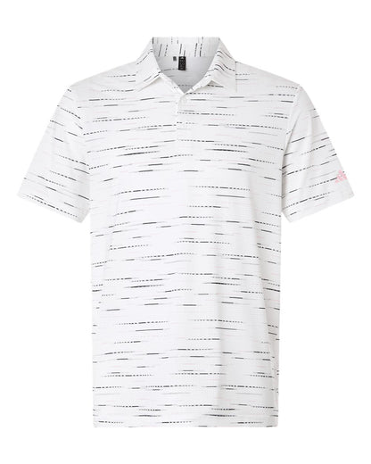 Adidas Men's Ultimate365 Mesh Glimmer Print Polo A2015 #color_Clear Pink