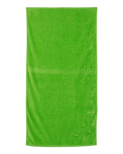 Q-Tees Velour Beach Towel QV3060 #color_Lime