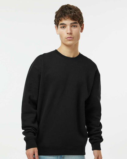 Independent Trading Co. Heavyweight Crewneck Sweatshirt IND3000 #colormdl_Black