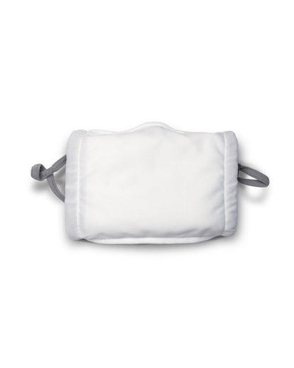 Hanes 2-Ply Cotton Pocket Face Mask MKPKCR #color_White