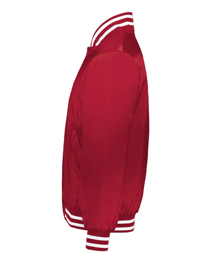 Holloway Men's Heritage Jacket 229140 #color_Scarlet/ White