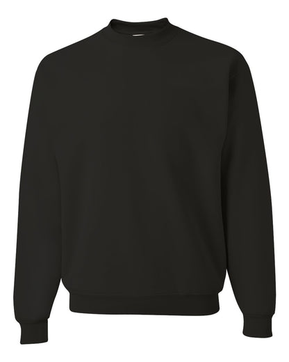 JERZEES Unisex Super Sweats NuBlend® Crewneck Sweatshirt 4662MR #color_Black