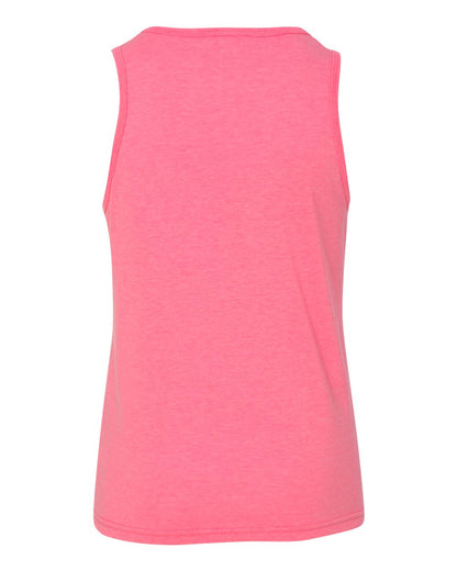 BELLA + CANVAS Youth Jersey Tank 3480Y #color_Neon Pink