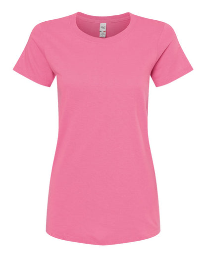 M&O Women's Gold Soft Touch T-Shirt 4810 #color_Azalea