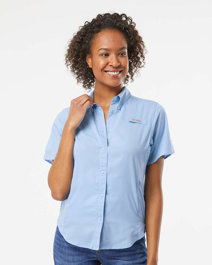Columbia Women's PFG Tamiami™ II Short Sleeve Shirt 212466 #colormdl_Sail