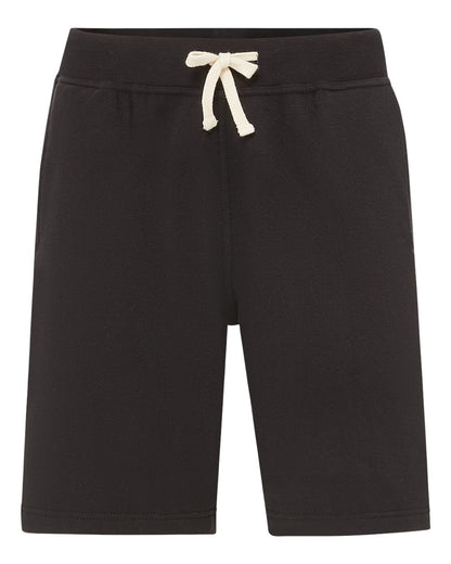 MV Sport Unisex Vintage Fleece Shorts 22743 #color_Black