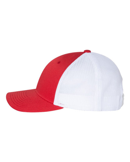 Richardson Low Pro Trucker Cap 115 #color_Red/ White