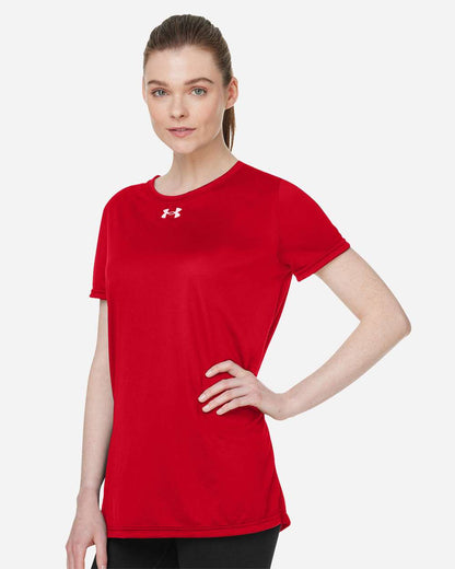Under Armour Women's Team Tech™ T-Shirt 1376847 #colormdl_Red/ White