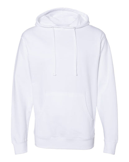 Independent Trading Co. Unisex Midweight Hooded Sweatshirt SS4500 #color_White