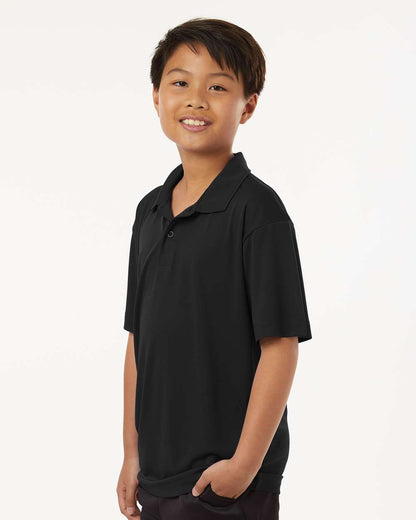 AllPro Youth Pro-Lock Performance Polo 41800Y #colormdl_Black