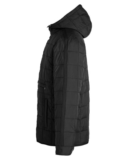North End Unisex Aura Packable Anorak NE722 #color_Black