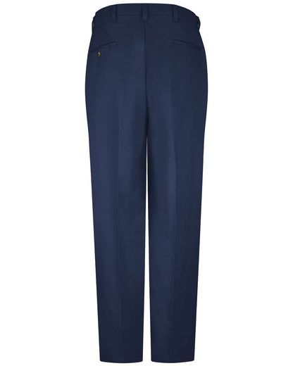 Red Kap Men's Plain Front Casual Cotton Pants PC44 #color_Navy - 29I