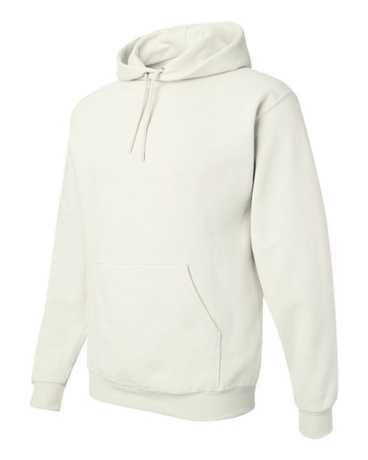 JERZEES Unisex NuBlend® Hooded Sweatshirt 996MR #color_White