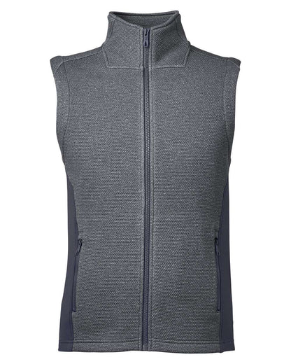 Spyder Men's Pursuit Vest S17274 #color_Black Heather/ Polar