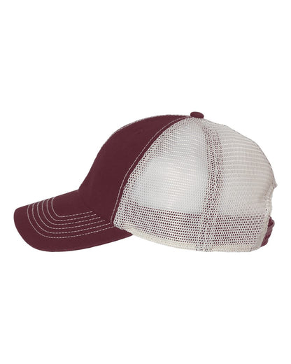 47 Brand Trawler Cap 4710 #color_Dark Maroon/ Stone