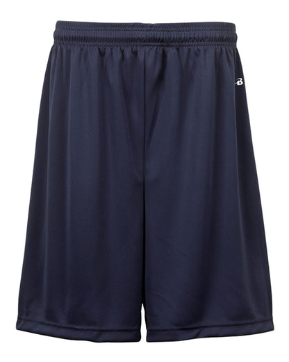 Badger Youth B-Dry 6" Shorts 2107 #color_Navy