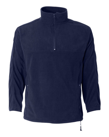 Sierra Pacific Men's Microfleece Quarter-Zip Pullover 3351 #color_Nantucket Navy