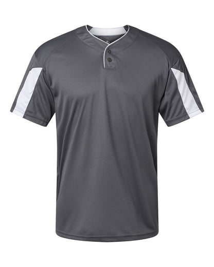 Alleson Athletic Striker Placket 7976 #color_Graphite/ White