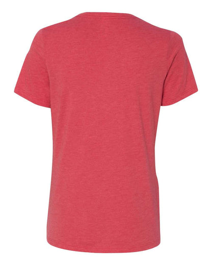 BELLA + CANVAS Women’s Relaxed Fit Triblend Tee 6413 #color_Red Triblend