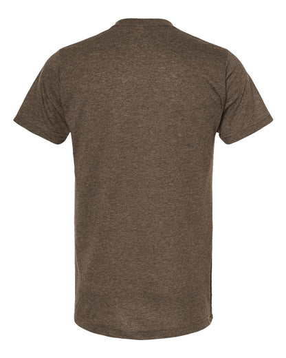 Tultex Poly-Rich T-Shirt 241 #color_Heather Brown