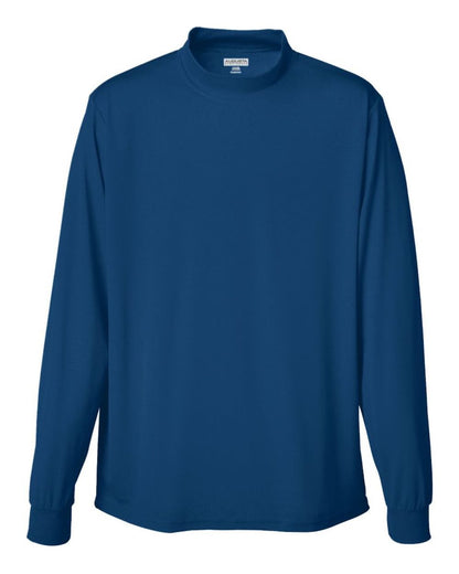 Augusta Sportswear Wicking Mock Turtleneck 797 #color_Navy