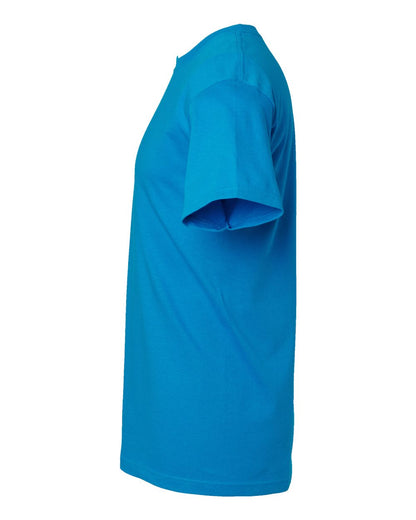 M&O Men's Gold Soft Touch T-Shirt 4800 #color_Turquoise