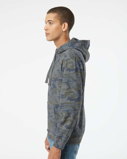 LAT Unisex Elevated Fleece Hoodie Sweatshirt 6926 #colormdl_Vintage Camo