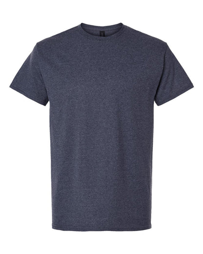 Gildan Unisex Light Cotton T-Shirt 3000 #color_Heather Navy