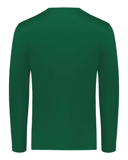 Holloway Unisex Essential Long Sleeve T-Shirt Powered By Coolcore 222138 #color_Dark Green