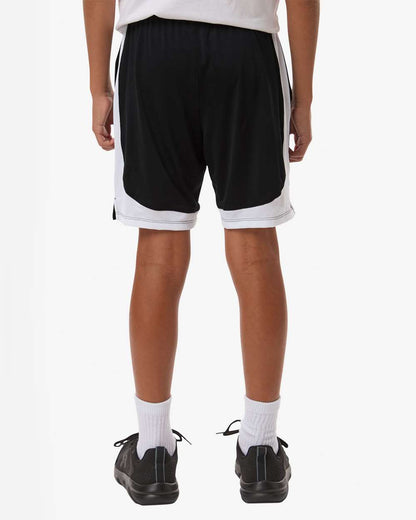 Under Armour Youth Tech Vent Athletic Shorts 6000589 #colormdl_Black/ White