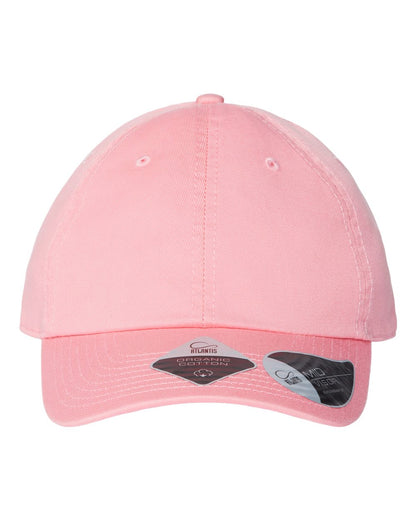 Atlantis Headwear Sustainable Dad Hat FRASER #color_Pink