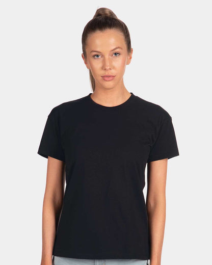 Next Level Women's Cotton Relaxed T-Shirt 3910 #colormdl_Black