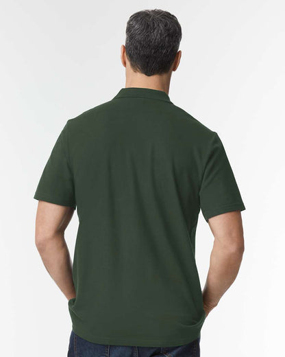 Gildan Unisex Softstyle® Pique Polo 64800 #colormdl_Forest Green