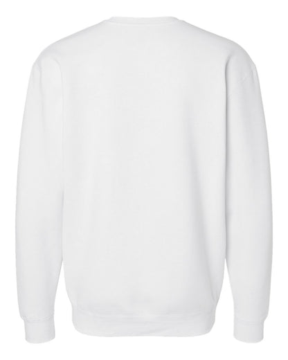 Independent Trading Co. Heavyweight Crewneck Sweatshirt IND3000 #color_White