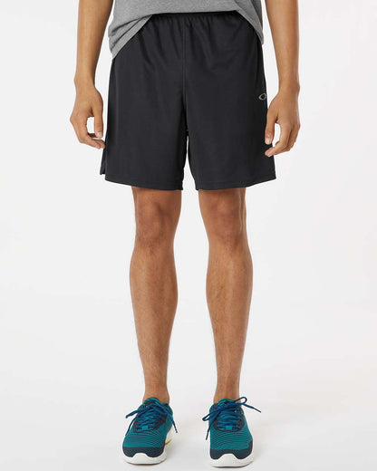 Oakley Unisex Team Issue Hydrolix 7" Shorts with Drawcord FOA405933 #colormdl_Blackout