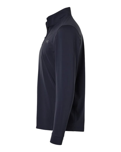 Under Armour Men's Drive Quarter-Zip Pullover 1389864 #color_Midnight Navy/ Castlerock
